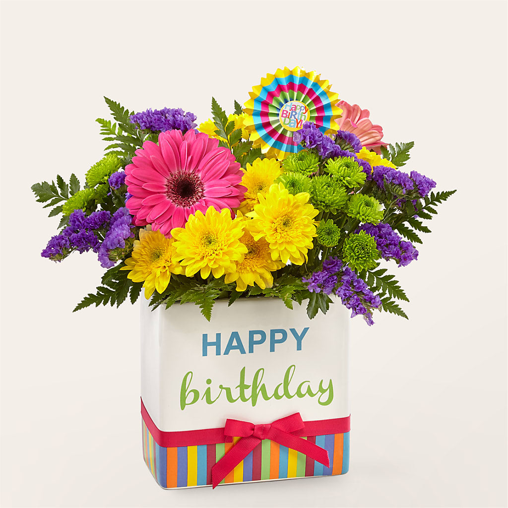 Birthday Brights Bouquet – POTRATZ FLORAL SHOP & GREENHOUSES, Erie PA