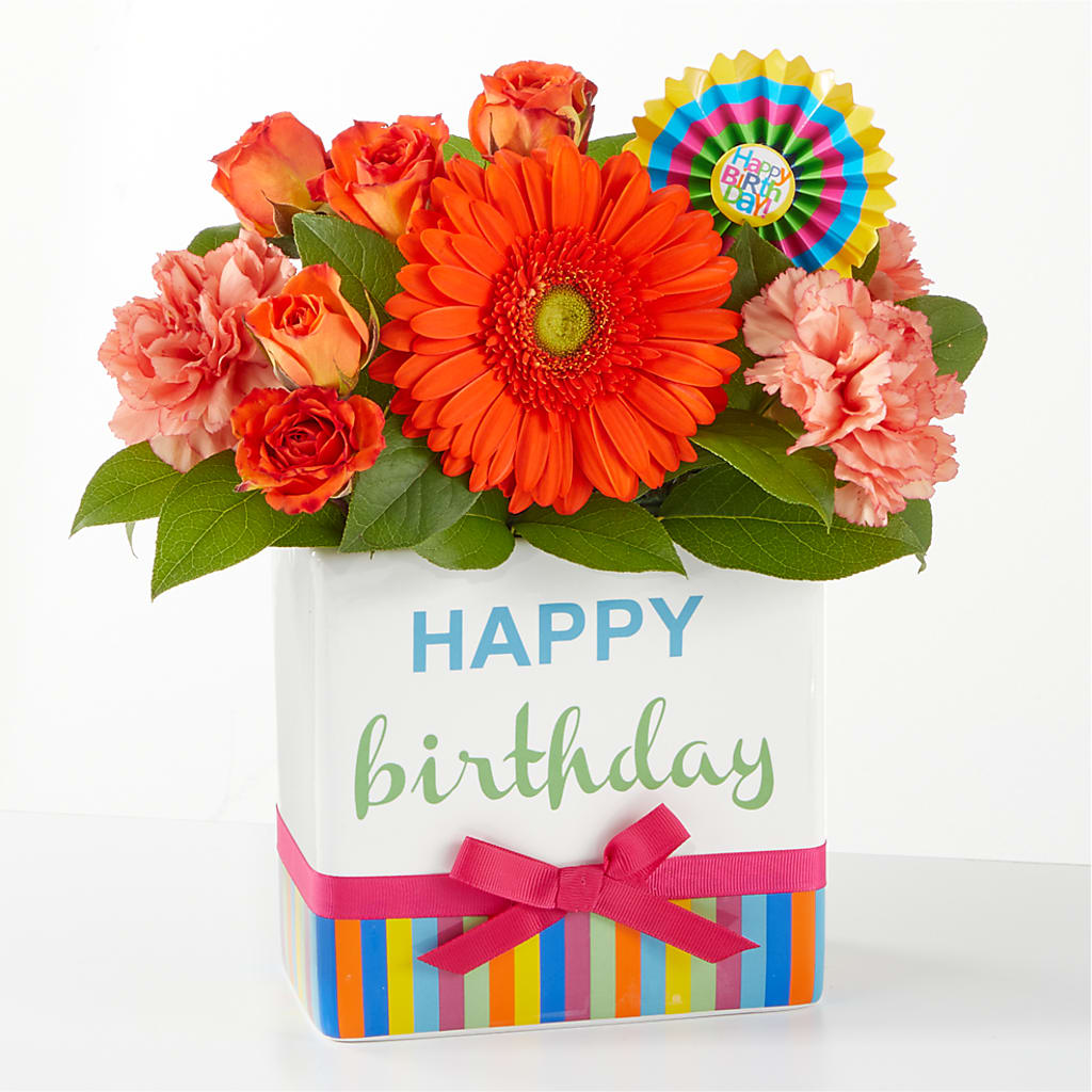 Birthday Surprise Bouquet – POTRATZ FLORAL SHOP & GREENHOUSES, Erie PA