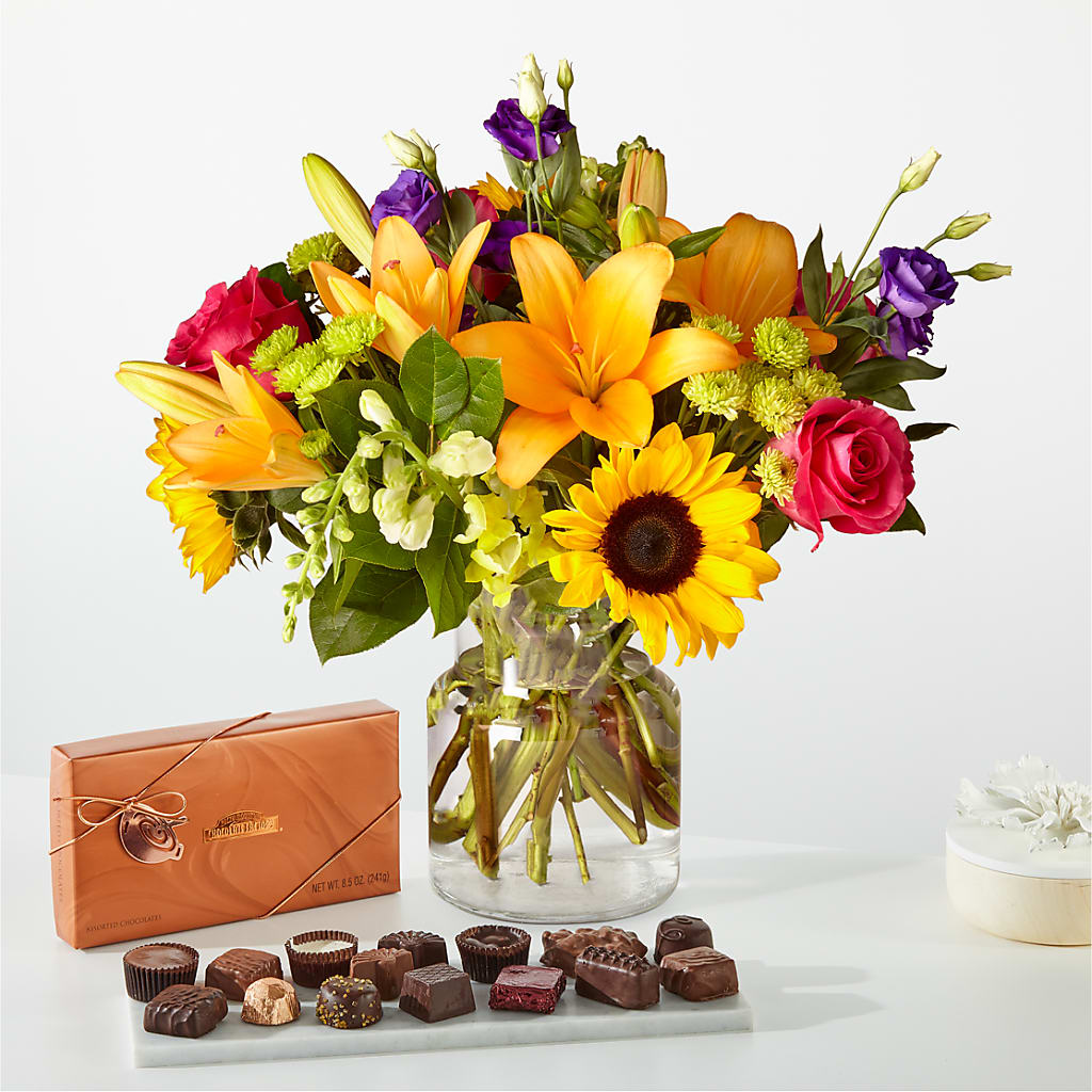 Best Day Bouquet and Chocolate Bundle – POTRATZ FLORAL SHOP & GREENHOUSES, Erie PA