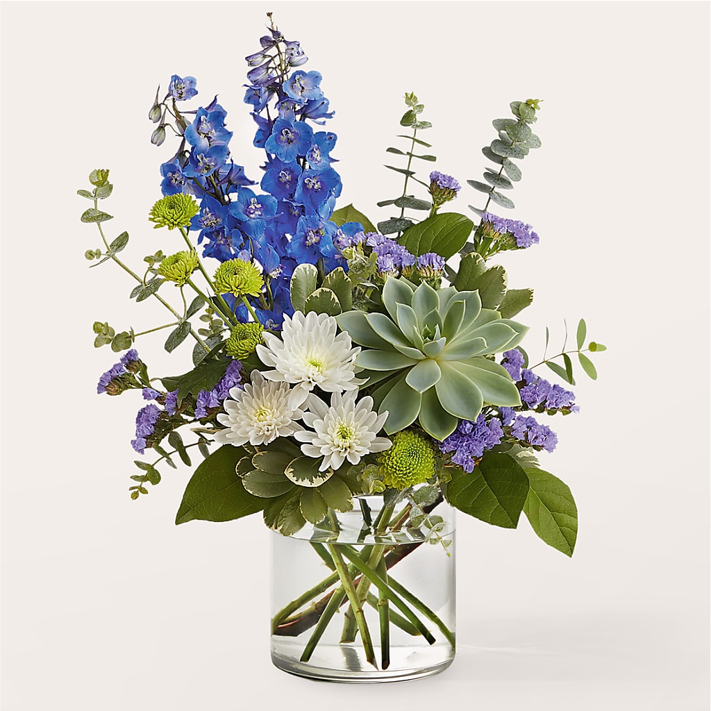 Cerulean Waves Bouquet – POTRATZ FLORAL SHOP & GREENHOUSES, Erie PA
