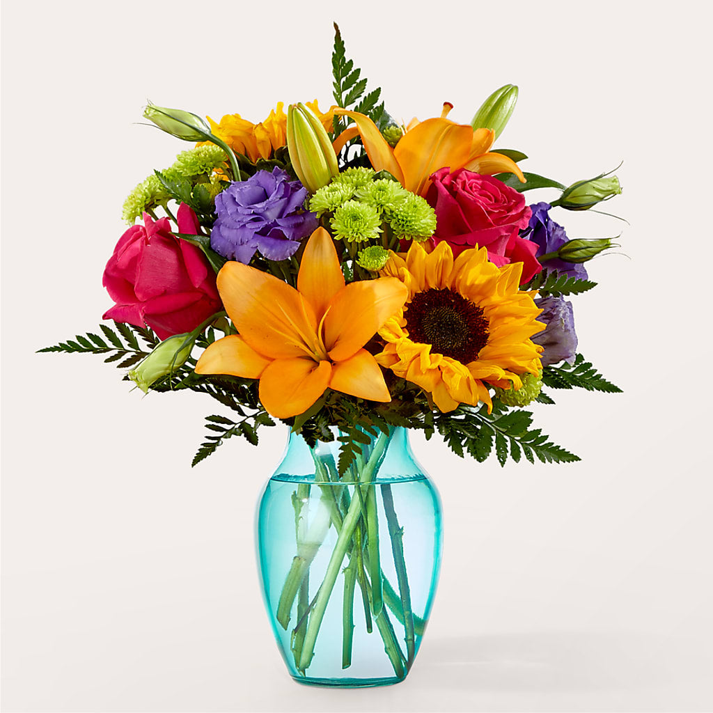 Double Rainbow Bouquet – POTRATZ FLORAL SHOP & GREENHOUSES, Erie PA