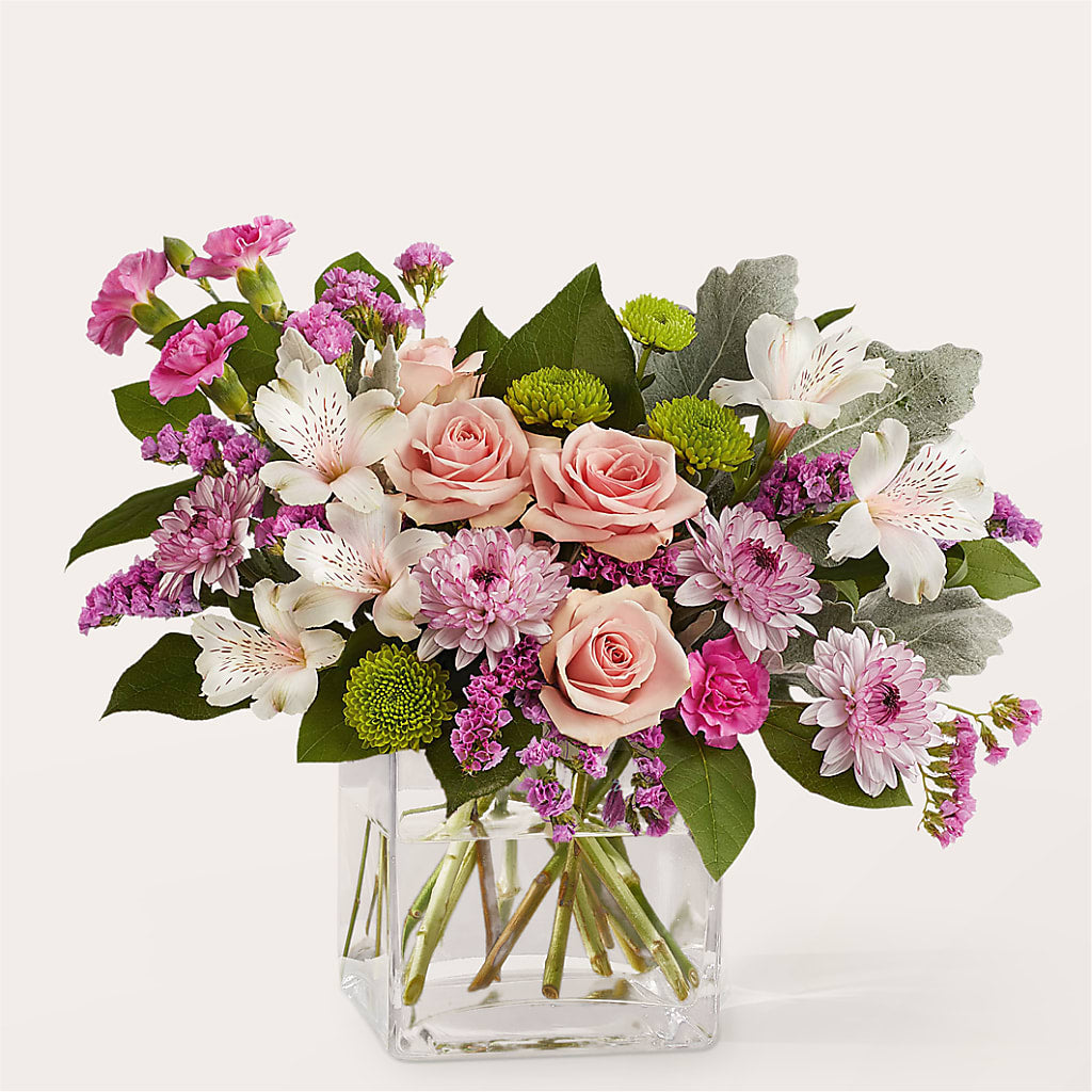 Pink Suede Bouquet – POTRATZ FLORAL SHOP & GREENHOUSES, Erie PA