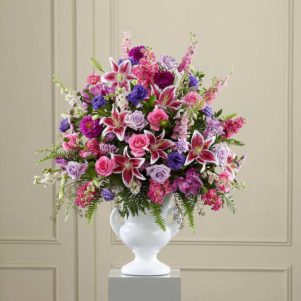 Peaceful Tribute Arrangement – POTRATZ FLORAL SHOP & GREENHOUSES, Erie PA
