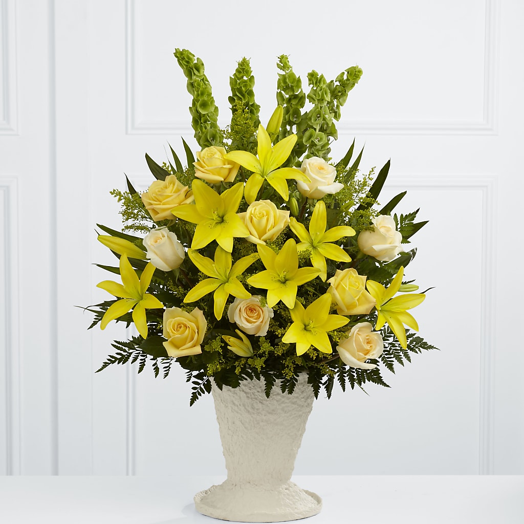Golden Memories Arrangement – POTRATZ FLORAL SHOP & GREENHOUSES, Erie PA