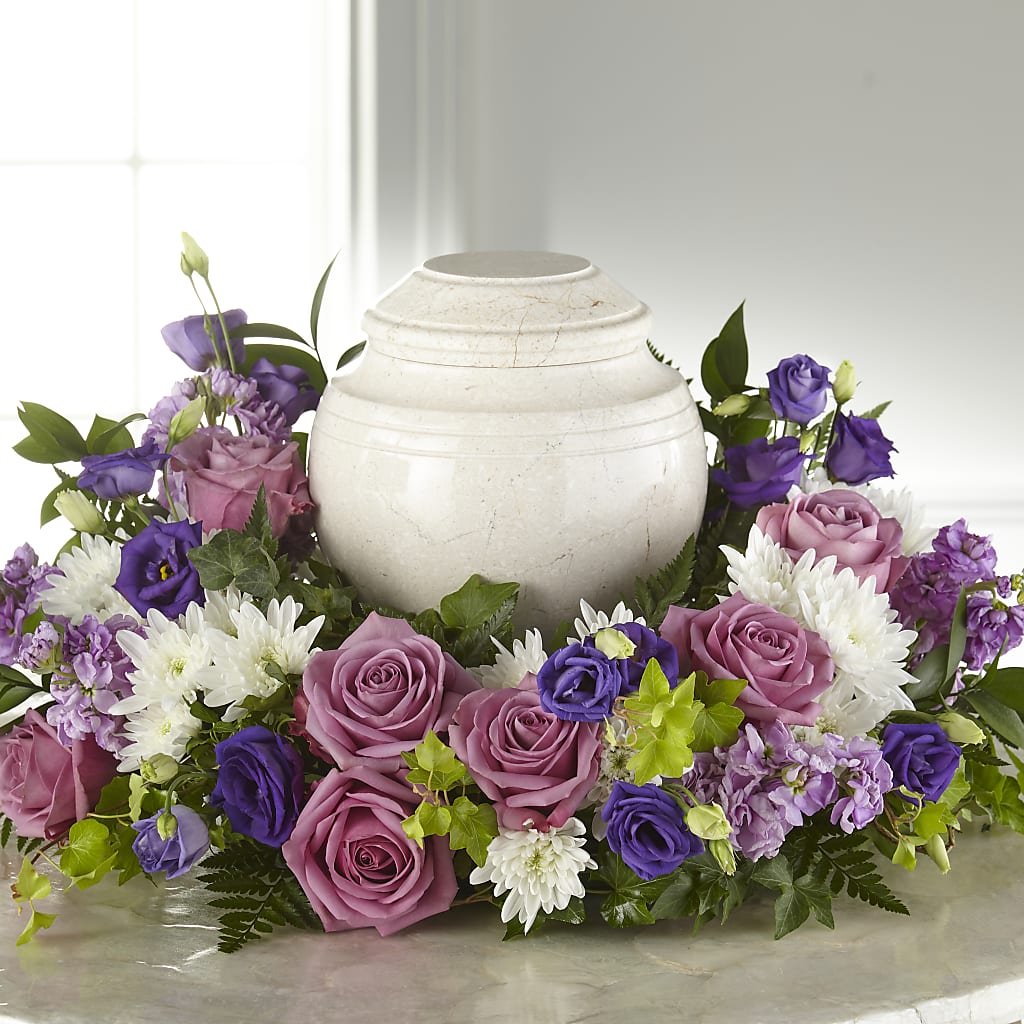 Blooming Sympathy Cremation Adornment – POTRATZ FLORAL SHOP & GREENHOUSES, Erie PA