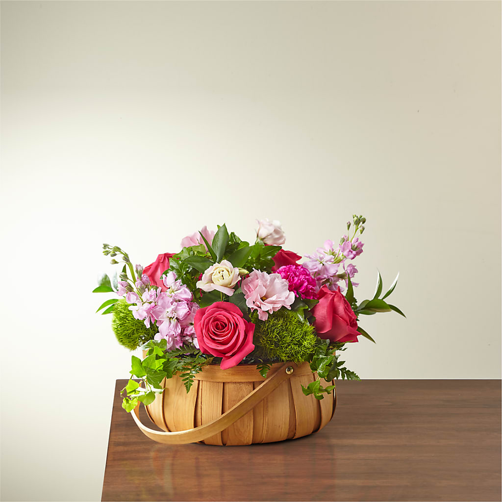 Radiance in Bloom Basket – POTRATZ FLORAL SHOP & GREENHOUSES, Erie PA