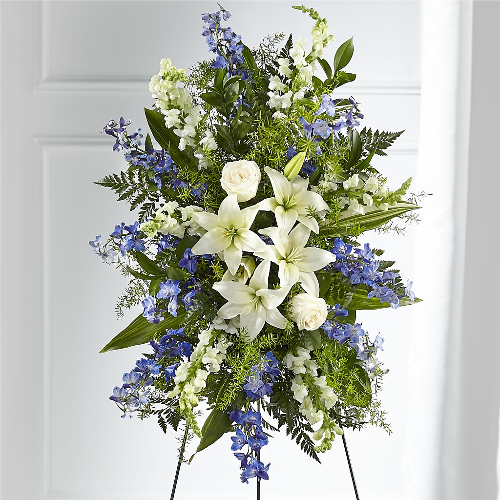 Faithful Friend Standing Spray – POTRATZ FLORAL SHOP & GREENHOUSES, Erie PA