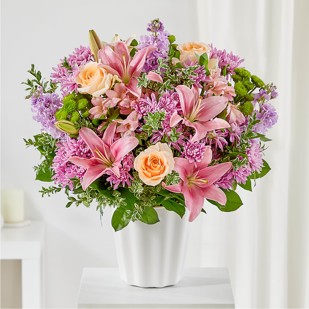 Supportive Embrace Tabletop Basket – POTRATZ FLORAL SHOP & GREENHOUSES, Erie PA
