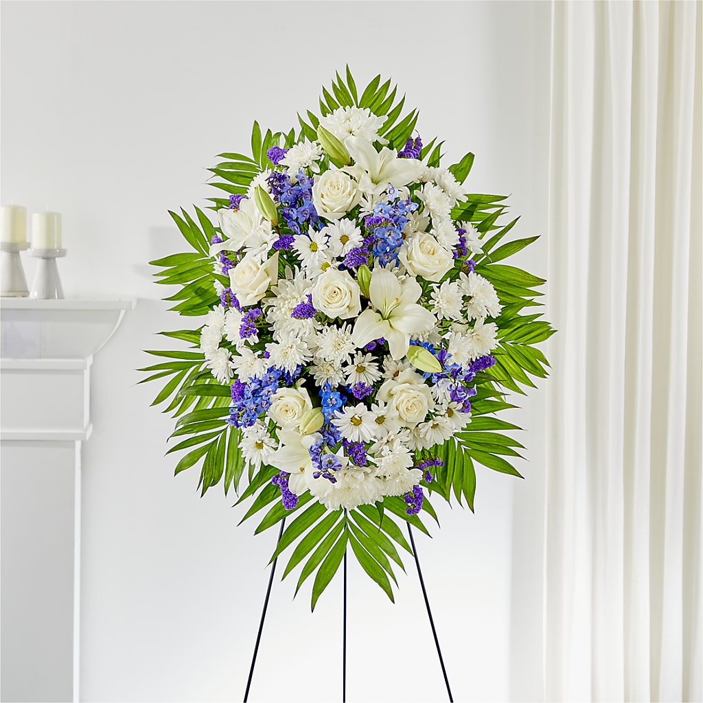 At Rest Standing Spray – POTRATZ FLORAL SHOP & GREENHOUSES, Erie PA