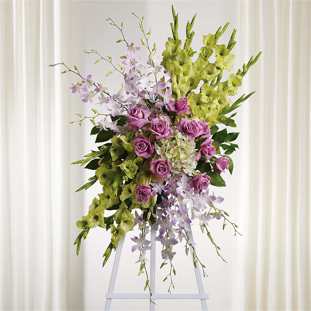 Lasting Legacy Standing Spray – POTRATZ FLORAL SHOP & GREENHOUSES, Erie PA