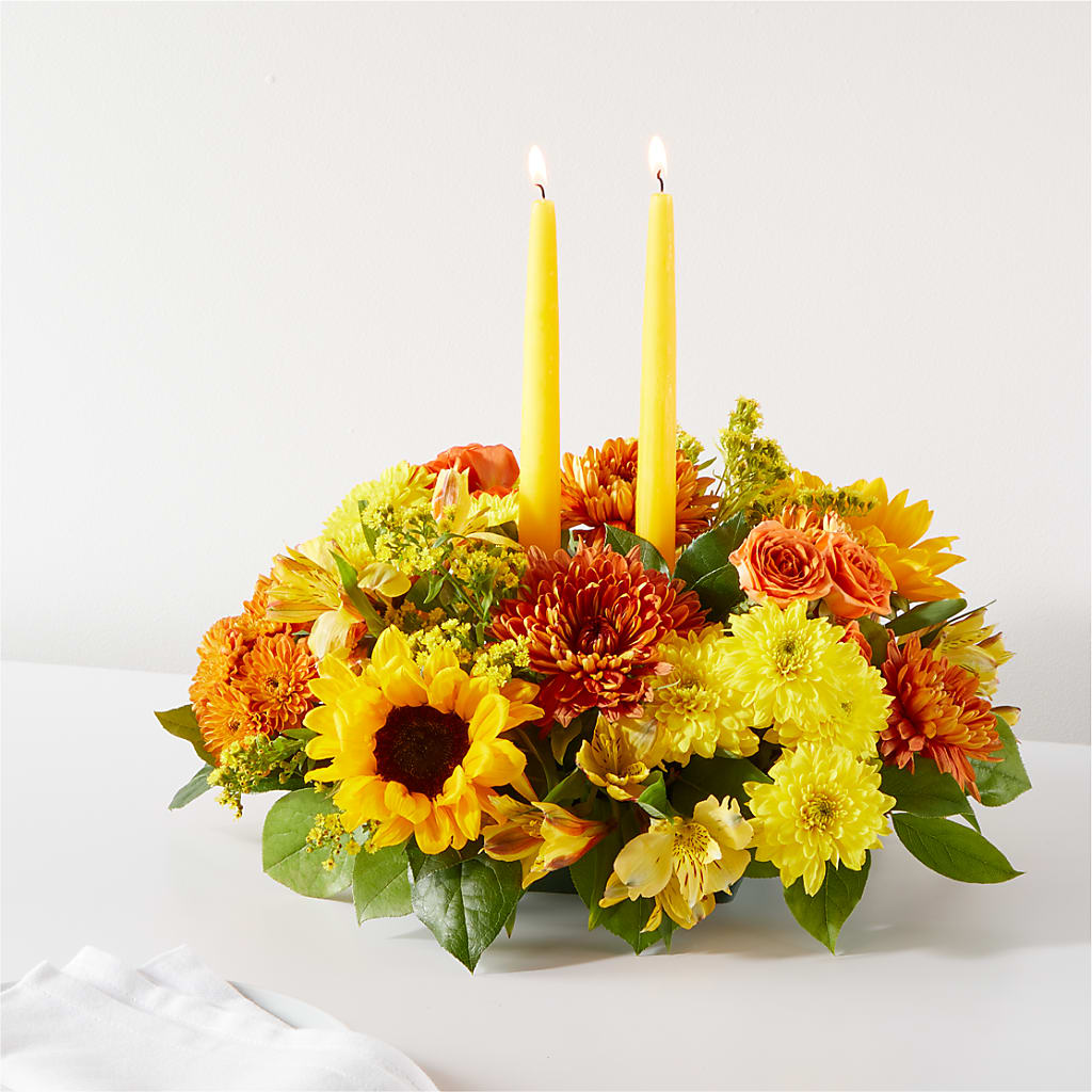 Autumn Harmony Centerpiece – POTRATZ FLORAL SHOP & GREENHOUSES, Erie PA