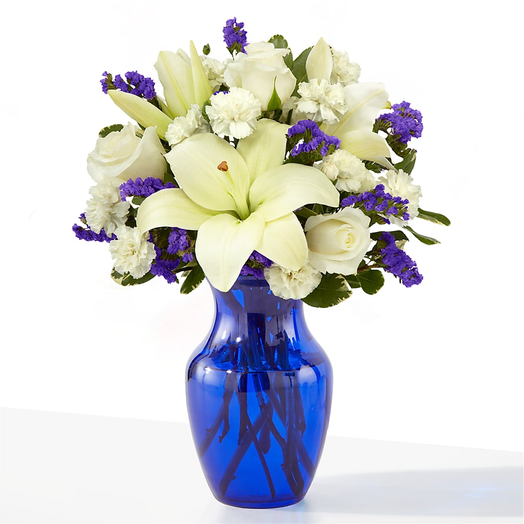 Sapphire Rush Bouquet – POTRATZ FLORAL SHOP & GREENHOUSES, Erie PA