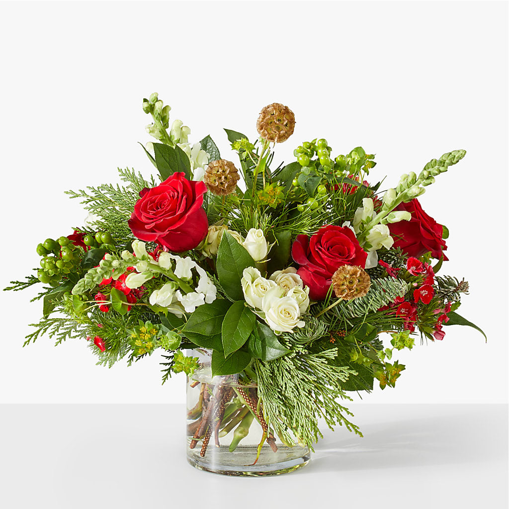 Deck the Halls Bouquet – POTRATZ FLORAL SHOP & GREENHOUSES, Erie PA
