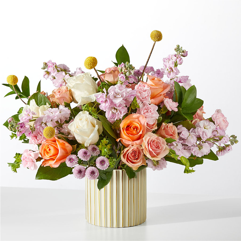 French Market Bouquet with Ivory Vase – POTRATZ FLORAL SHOP & GREENHOUSES, Erie PA