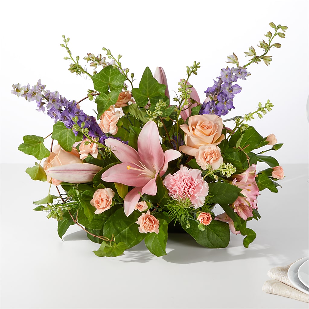 Blossom Time Centerpiece – POTRATZ FLORAL SHOP & GREENHOUSES, Erie PA