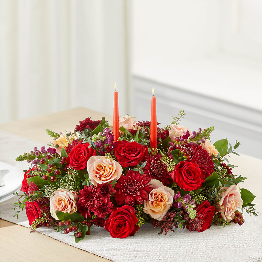 Most Thankful Centerpiece – POTRATZ FLORAL SHOP & GREENHOUSES, Erie PA