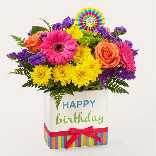 Birthday Brights Bouquet – POTRATZ FLORAL SHOP & GREENHOUSES, Erie PA