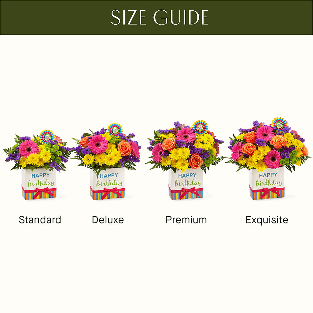 Birthday Brights Bouquet – POTRATZ FLORAL SHOP & GREENHOUSES, Erie PA