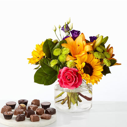 Best Day Bouquet and Chocolate Bundle – POTRATZ FLORAL SHOP & GREENHOUSES, Erie PA