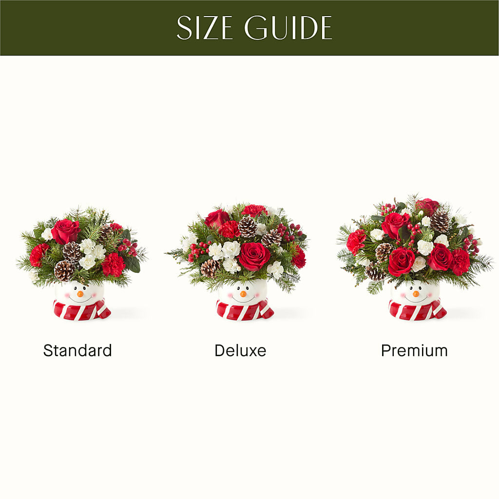 Jolly Snowman Bouquet – POTRATZ FLORAL SHOP & GREENHOUSES, Erie PA