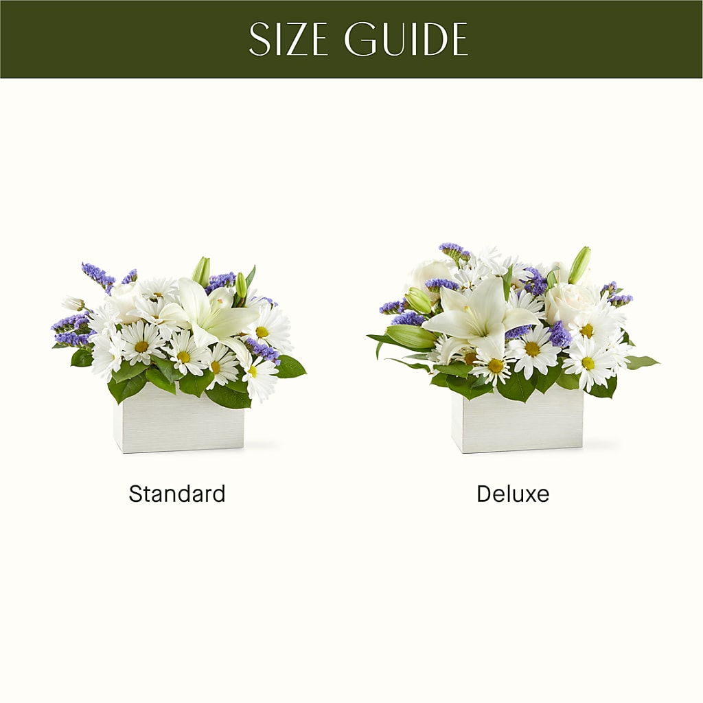 Beyond Blue Box Bouquet – POTRATZ FLORAL SHOP & GREENHOUSES, Erie PA