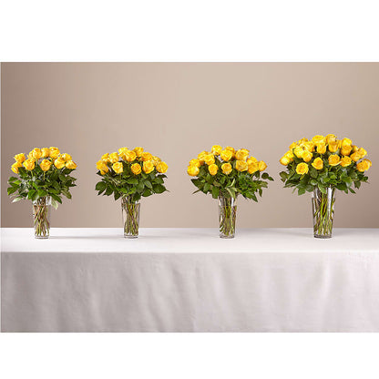 Long Stem Yellow Rose Bouquet – POTRATZ FLORAL SHOP & GREENHOUSES, Erie PA