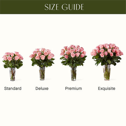Long Stem Pink Rose Bouquet – POTRATZ FLORAL SHOP & GREENHOUSES, Erie PA