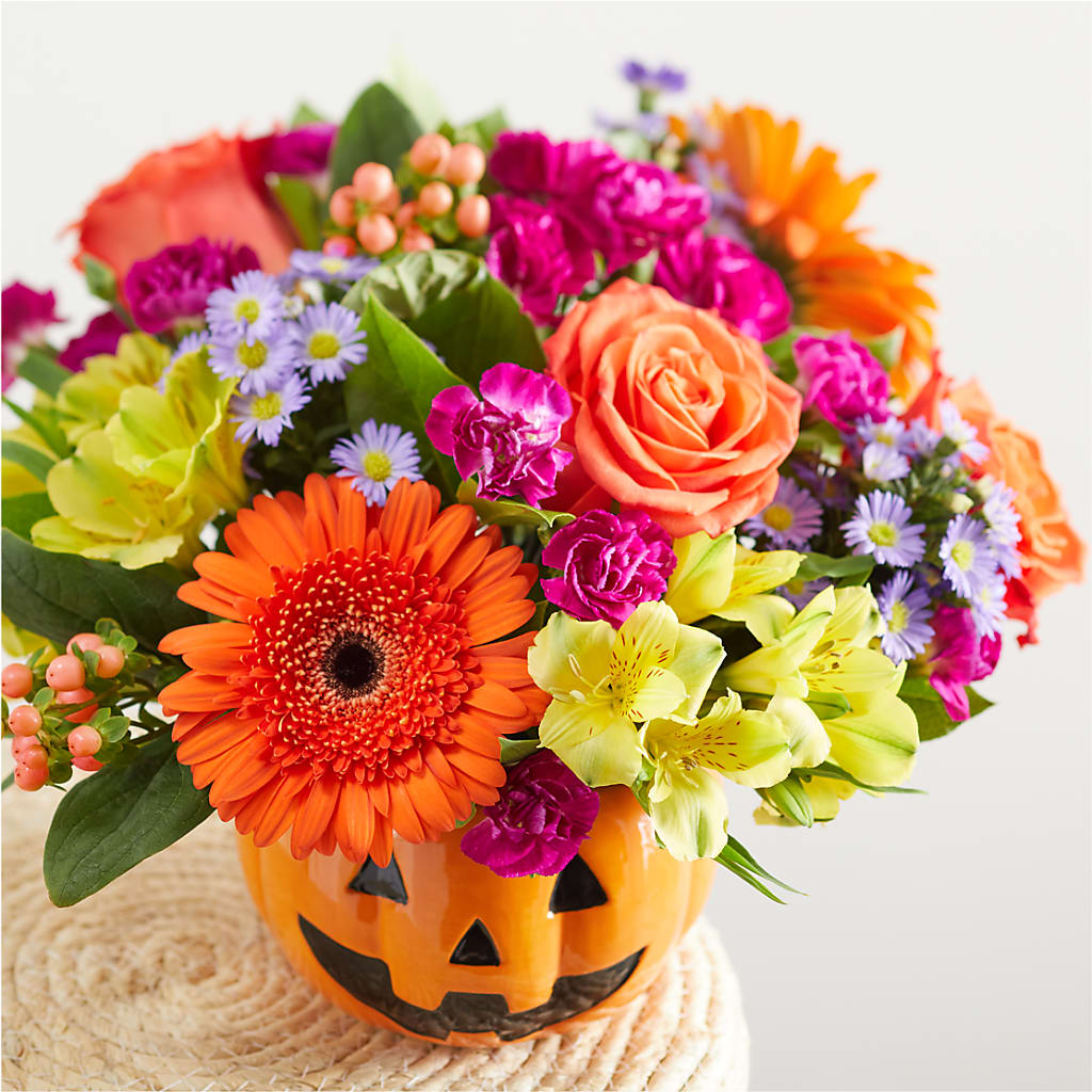 Tricks & Treats Pumpkin – POTRATZ FLORAL SHOP & GREENHOUSES, Erie PA