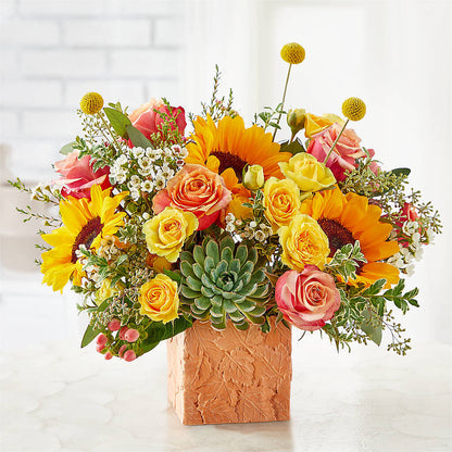 Sunflower Season Bouquet – POTRATZ FLORAL SHOP & GREENHOUSES, Erie PA