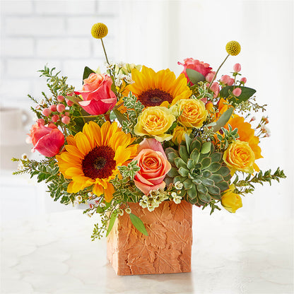 Sunflower Season Bouquet – POTRATZ FLORAL SHOP & GREENHOUSES, Erie PA