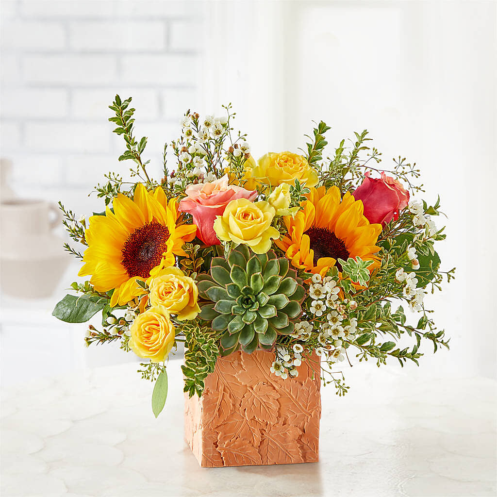 Sunflower Season Bouquet – POTRATZ FLORAL SHOP & GREENHOUSES, Erie PA