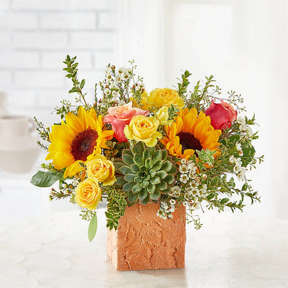 Sunflower Season Bouquet – POTRATZ FLORAL SHOP & GREENHOUSES, Erie PA