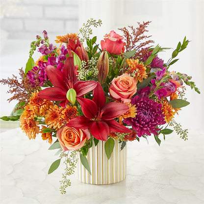 Burgundy Landscape Bouquet – POTRATZ FLORAL SHOP & GREENHOUSES, Erie PA