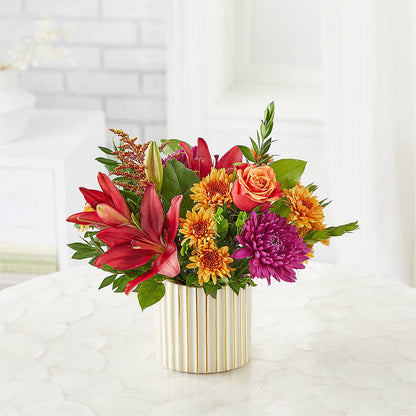 Burgundy Landscape Bouquet – POTRATZ FLORAL SHOP & GREENHOUSES, Erie PA