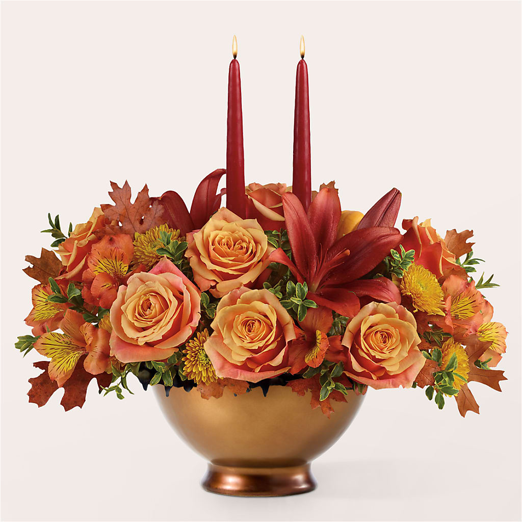 Harvest Table Centerpiece – POTRATZ FLORAL SHOP & GREENHOUSES, Erie PA