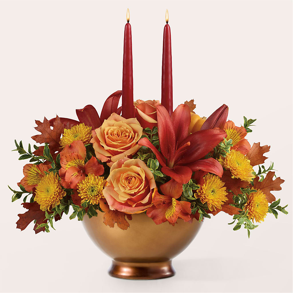 Harvest Table Centerpiece – POTRATZ FLORAL SHOP & GREENHOUSES, Erie PA