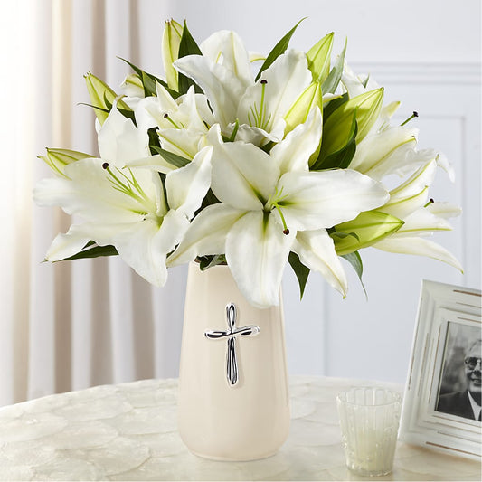 Faithful Blessings Bouquet – POTRATZ FLORAL SHOP & GREENHOUSES, Erie PA