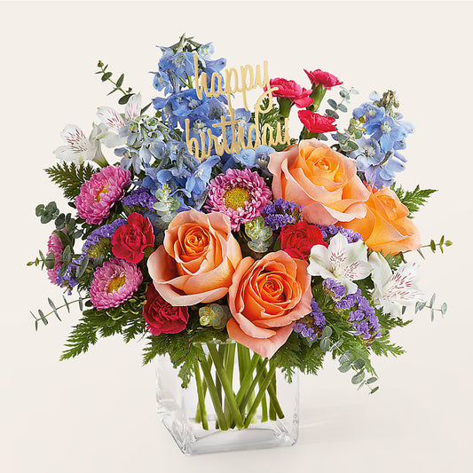 Birthday Bash Bouquet – POTRATZ FLORAL SHOP & GREENHOUSES, Erie PA