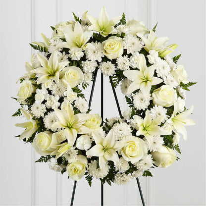 Treasured Tribute Wreath – POTRATZ FLORAL SHOP & GREENHOUSES, Erie PA