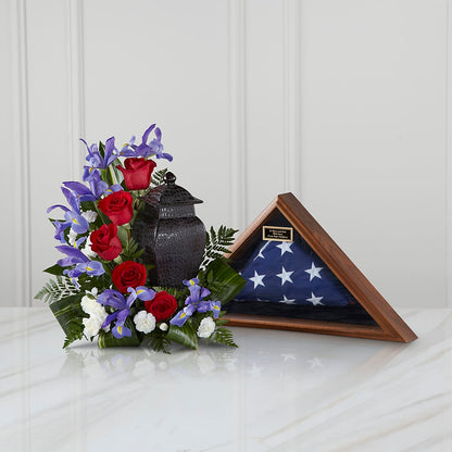 Patriotic Tribute Arrangement – POTRATZ FLORAL SHOP & GREENHOUSES, Erie PA
