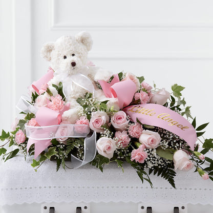 Touch of Sympathy Casket Spray – POTRATZ FLORAL SHOP & GREENHOUSES, Erie PA