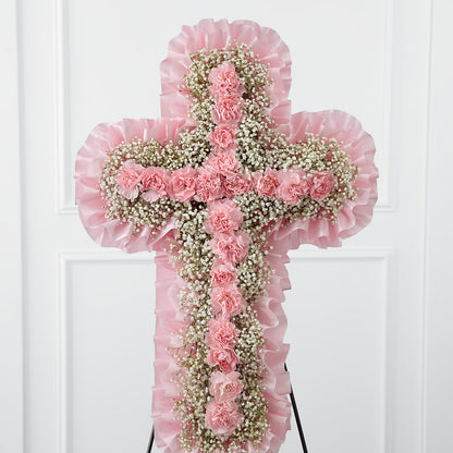 Angel's Cross Easel – POTRATZ FLORAL SHOP & GREENHOUSES, Erie PA