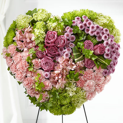 Heartwarming Standing Heart – POTRATZ FLORAL SHOP & GREENHOUSES, Erie PA