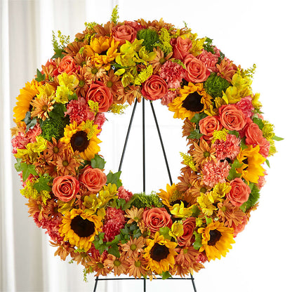 Autumnal Memories Wreath (Standard) – POTRATZ FLORAL SHOP & GREENHOUSES, Erie PA