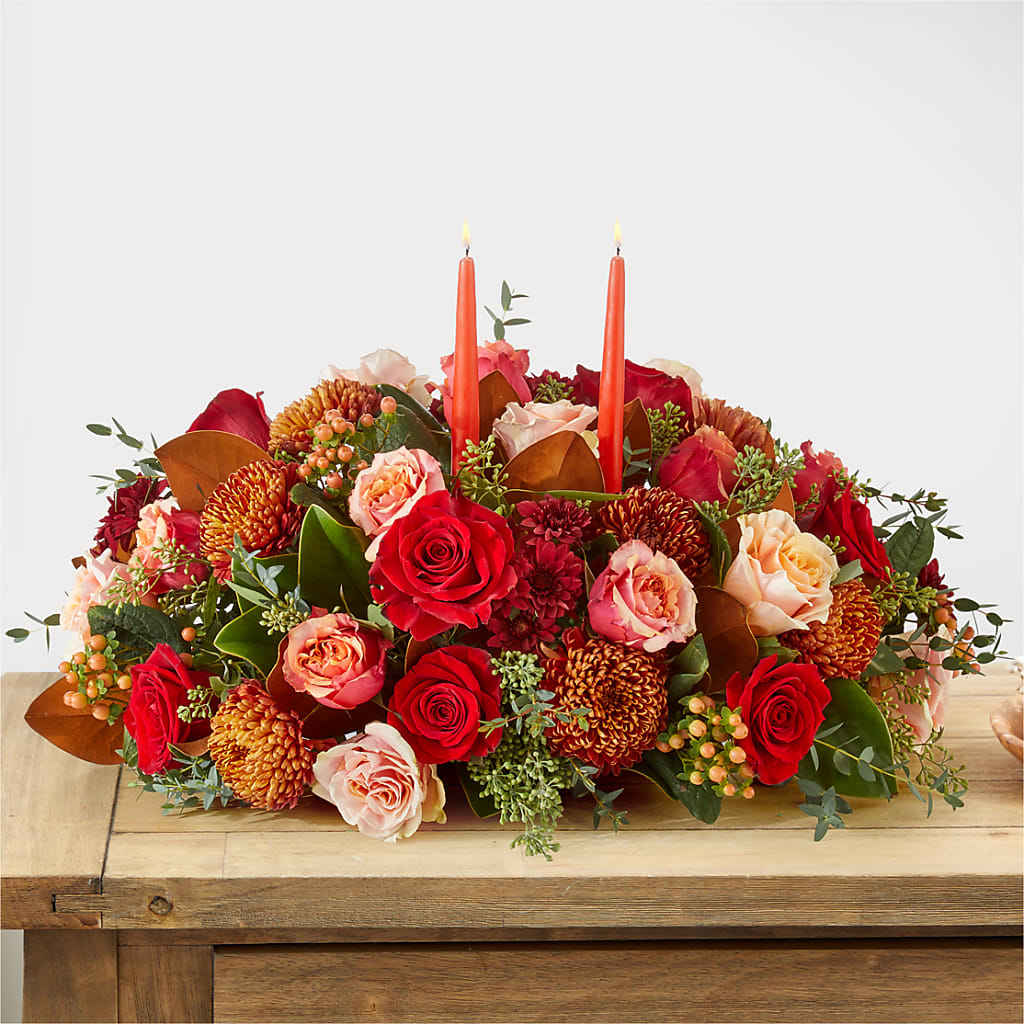 Gather Near Centerpiece – POTRATZ FLORAL SHOP & GREENHOUSES, Erie PA