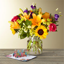 Load image into Gallery viewer, Best Day Bouquet &amp; Lovepop® Birthday Pop-Up Card
